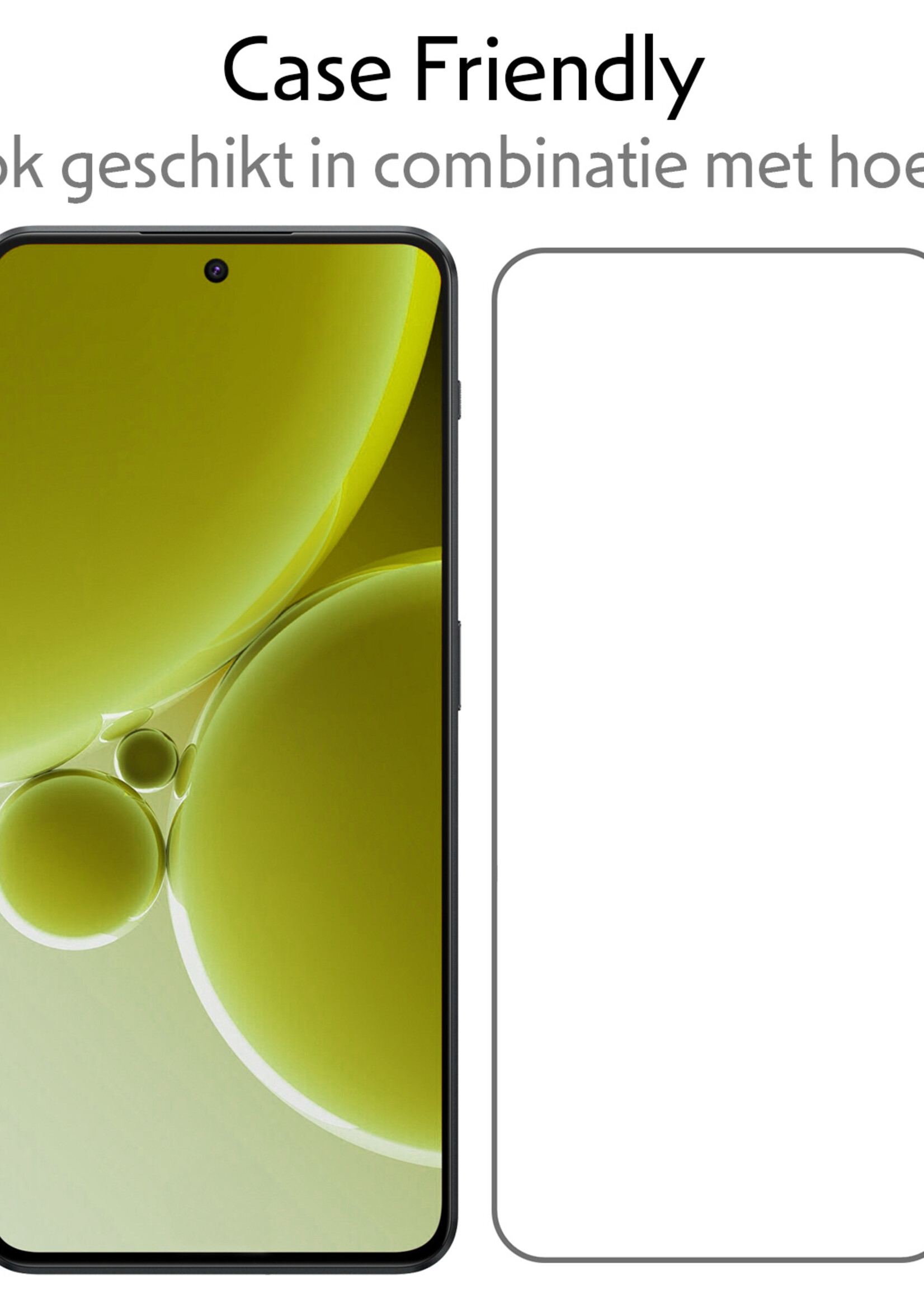 LUQ Screenprotector Geschikt voor OnePlus Nord 3 Screenprotector Beschermglas Gehard Glas - Screenprotector Geschikt voor OnePlus Nord 3 Screenprotector Glas