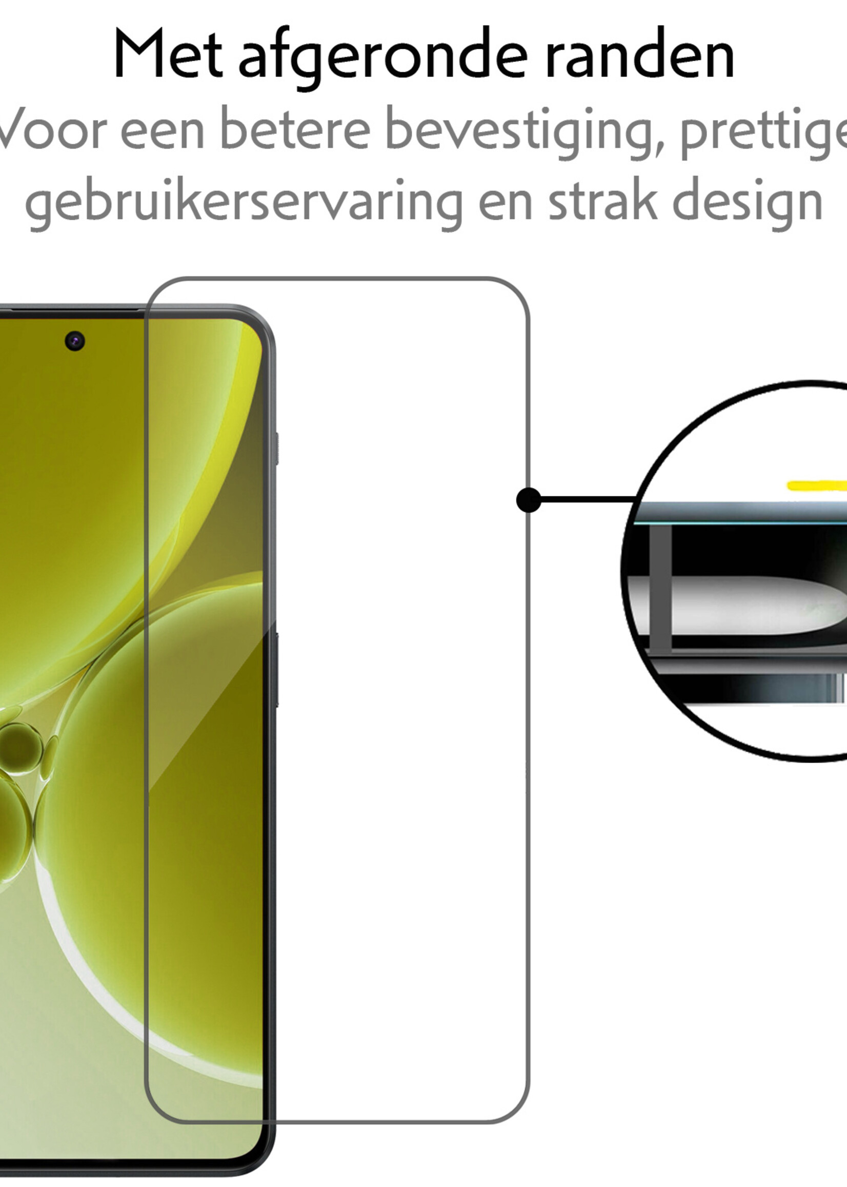 LUQ Screenprotector Geschikt voor OnePlus Nord 3 Screenprotector Beschermglas Gehard Glas - Screenprotector Geschikt voor OnePlus Nord 3 Screenprotector Glas - 2 Stuks