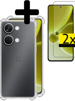 LUQ LUQ OnePlus Nord 3 Hoesje Shockproof Met 2x Screenprotector