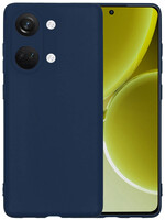 LUQ LUQ OnePlus Nord 3 Hoesje Siliconen - Donkerblauw