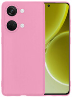 LUQ LUQ OnePlus Nord 3 Hoesje Siliconen - Lichtroze