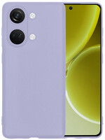 LUQ LUQ OnePlus Nord 3 Hoesje Siliconen - Lila