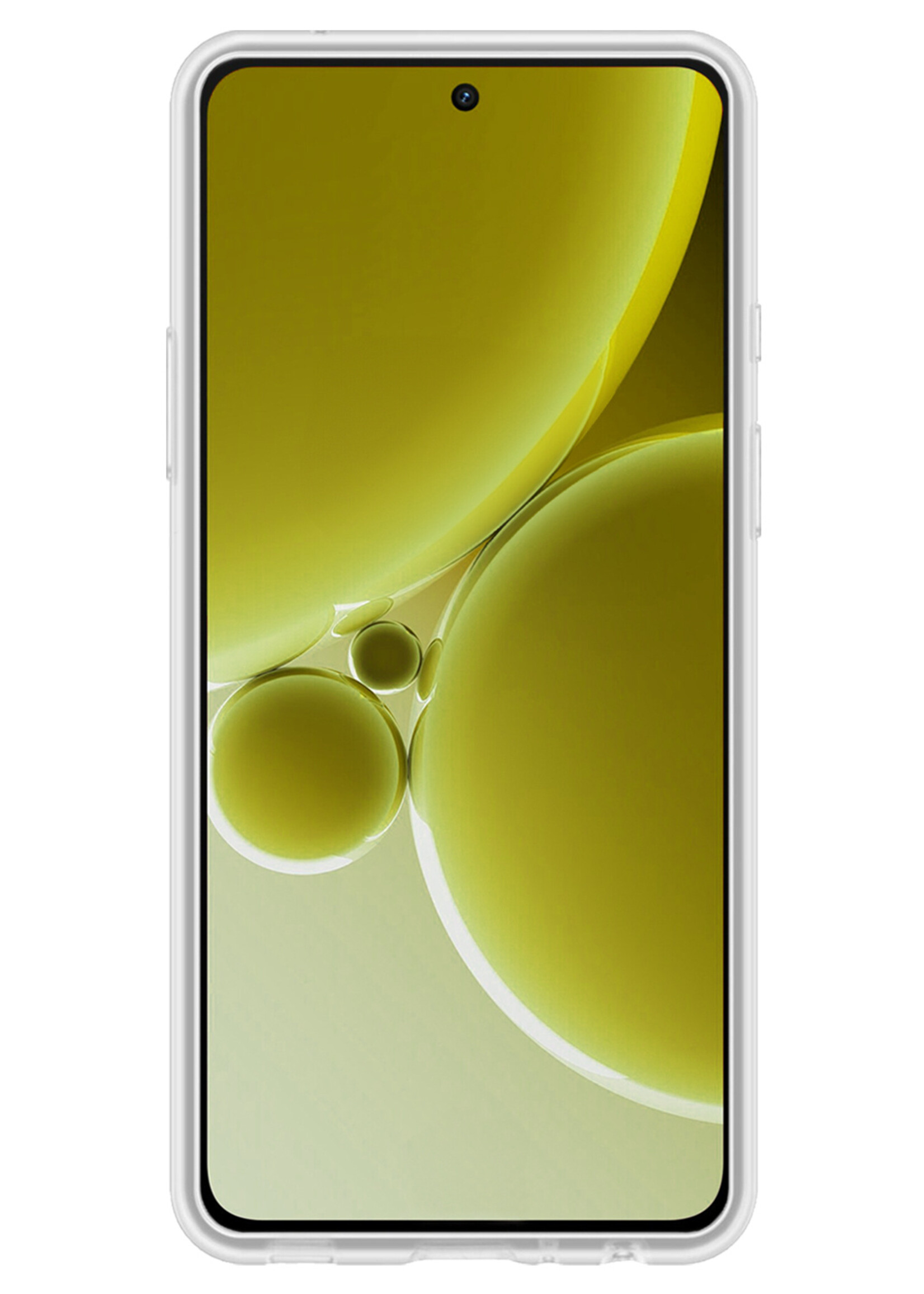 LUQ Hoesje Geschikt voor OnePlus Nord 3 Hoesje Siliconen Case - Hoes Geschikt voor OnePlus Nord 3 Hoes Siliconen - Transparant