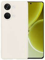 LUQ LUQ OnePlus Nord 3 Hoesje Siliconen - Wit