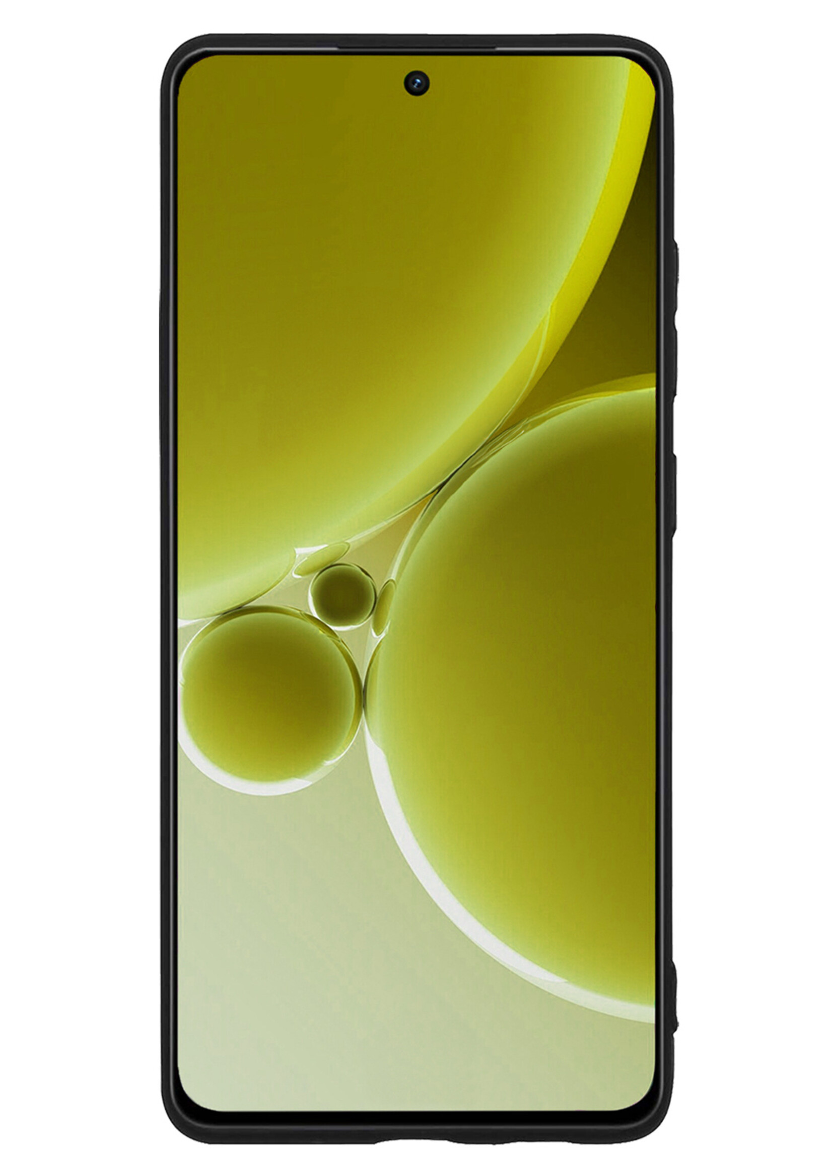 LUQ Hoesje Geschikt voor OnePlus Nord 3 Hoesje Siliconen Case - Hoes Geschikt voor OnePlus Nord 3 Hoes Siliconen - Zwart