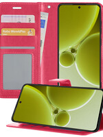 LUQ LUQ OnePlus Nord 3 Hoesje Bookcase - Donkerroze