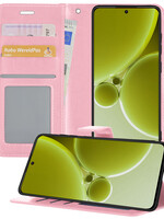 LUQ LUQ OnePlus Nord 3 Hoesje Bookcase - Lichtroze