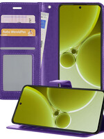 LUQ LUQ OnePlus Nord 3 Hoesje Bookcase - Paars