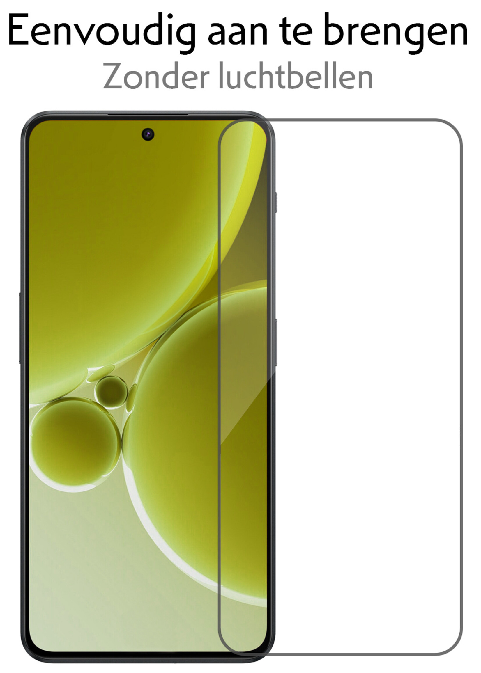 LUQ Hoesje Geschikt voor OnePlus Nord 3 Hoesje Siliconen Case Met 2x Screenprotector - Hoes Geschikt voor OnePlus Nord 3 Hoes Siliconen - Groen