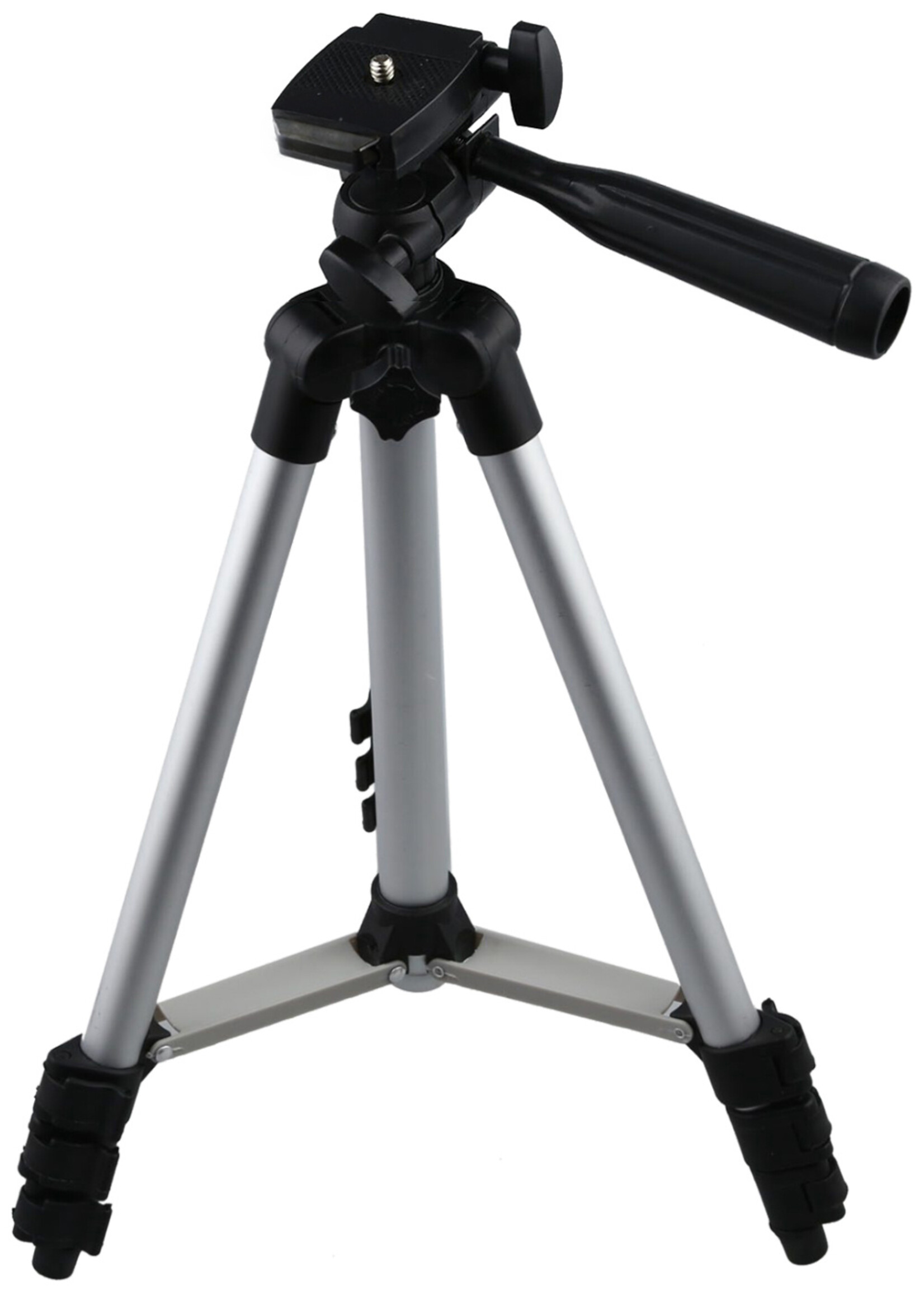 LUQ Statief Smartphone Tripod Camera - Statief Telefoon Camera Verstelbaar - Zilver