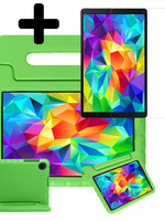 LUQ LUQ Samsung Galaxy Tab A 10.1 2019 Kinderhoes Met Screenprotector - Groen
