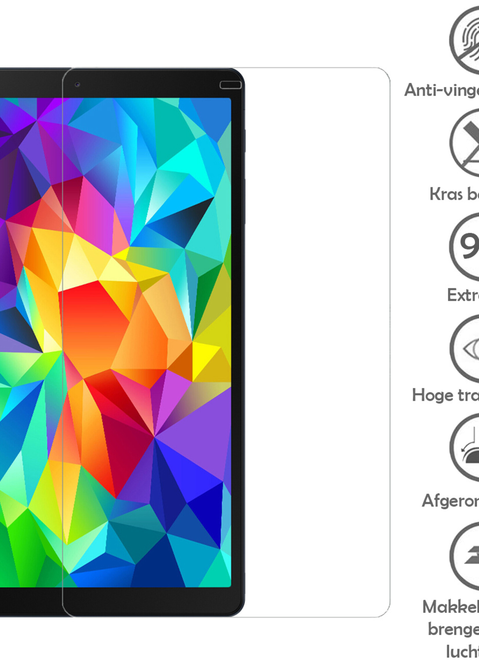 LUQ Hoes Geschikt voor Samsung Galaxy Tab A 10.1 2019 Hoes Kinder Hoesje Kids Case Kinderhoes Shockproof Met Screenprotector - Hoesje Geschikt voor Samsung Tab A 10.1 2019 Hoesje Kidscase - Groen