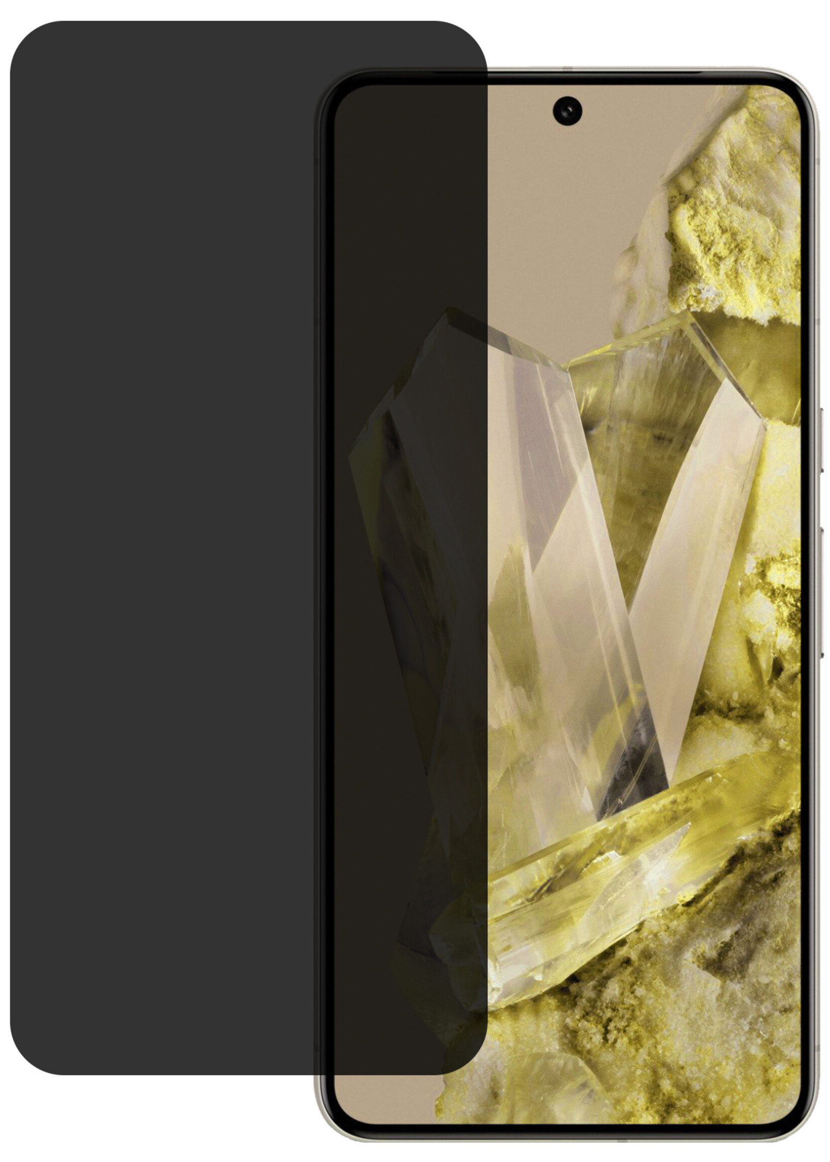 LUQ Screenprotector Geschikt voor Google Pixel 8 Pro Privacy Screenprotector Bescherm Glas - Privacy Screenprotector Geschikt voor Google Pixel 8 Pro Screenprotector Glas