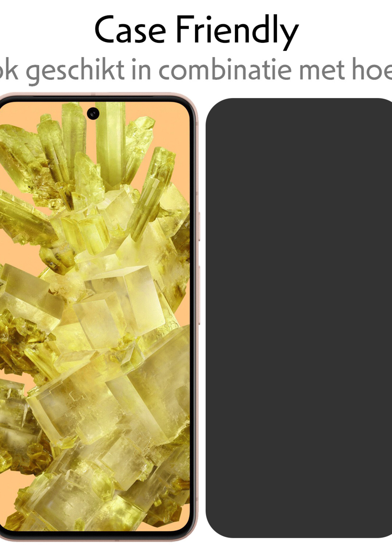 LUQ Screenprotector Geschikt voor Google Pixel 8 Privacy Screenprotector Bescherm Glas - Privacy Screenprotector Geschikt voor Google Pixel 8 Screenprotector Glas - 3 Stuks