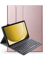 LUQ LUQ Samsung Galaxy Tab A9 Toetsenbordhoes - Rose Goud