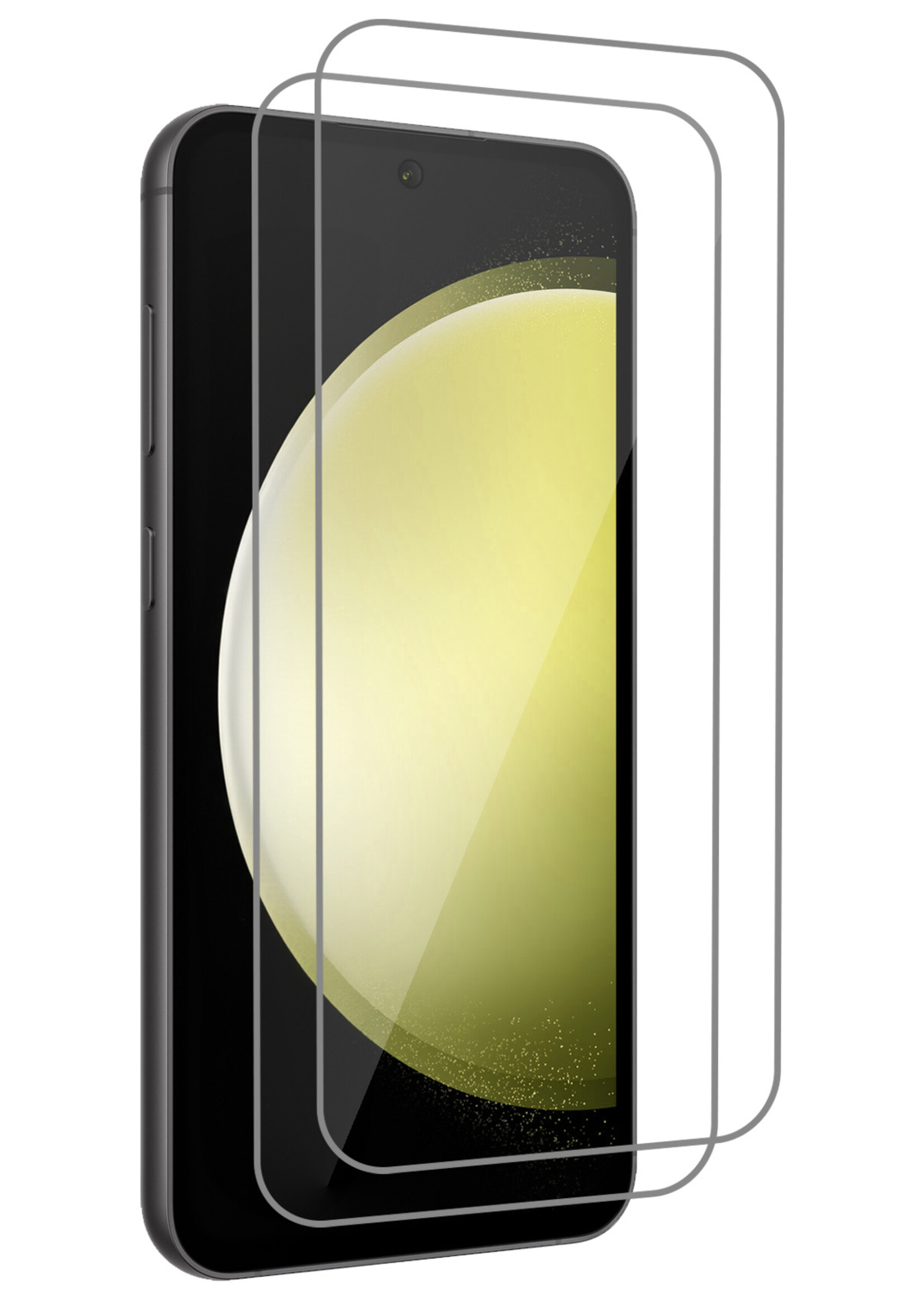 LUQ Screenprotector Geschikt voor Samsung S23 FE Screenprotector Beschermglas Gehard Glas - Screenprotector Geschikt voor Samsung Galaxy S23 FE Screenprotector Glas - 2 Stuks