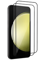 LUQ LUQ Samsung Galaxy S23 FE Screenprotector Glas Full Cover 2D - 2 PACK