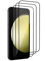 LUQ LUQ Samsung Galaxy S23 FE Screenprotector Glas Full Cover 2D - 3 PACK