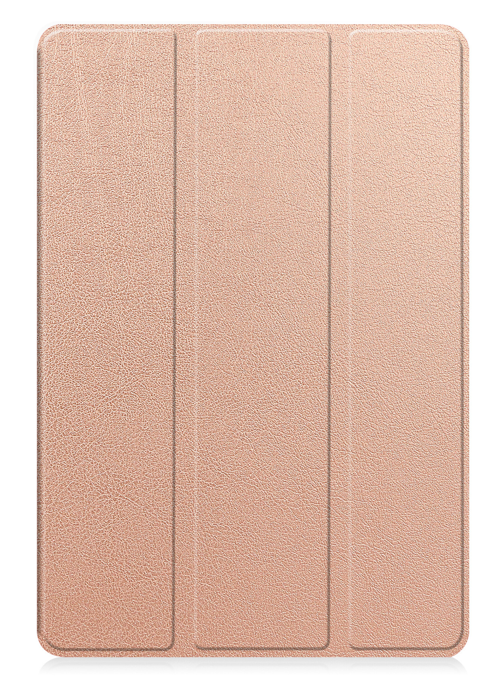 LUQ Hoes Geschikt voor Samsung Galaxy Tab S9 FE Hoes Luxe Hoesje Case Met Uitsparing Geschikt voor S Pen Met Screenprotector - Hoesje Geschikt voor Samsung Tab S9 FE Hoes Cover - Rosé goud