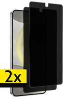 LUQ LUQ Samsung Galaxy S24 Screenprotector Glas Privacy - 2 PACK