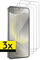 LUQ LUQ Samsung Galaxy S24 Screenprotector Glas  - 3 PACK