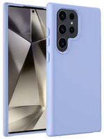 LUQ LUQ Samsung Galaxy S24 Ultra Hoesje Siliconen - Lichtblauw