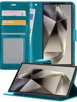 LUQ LUQ Samsung Galaxy S24 Ultra Hoesje Bookcase - Turquoise