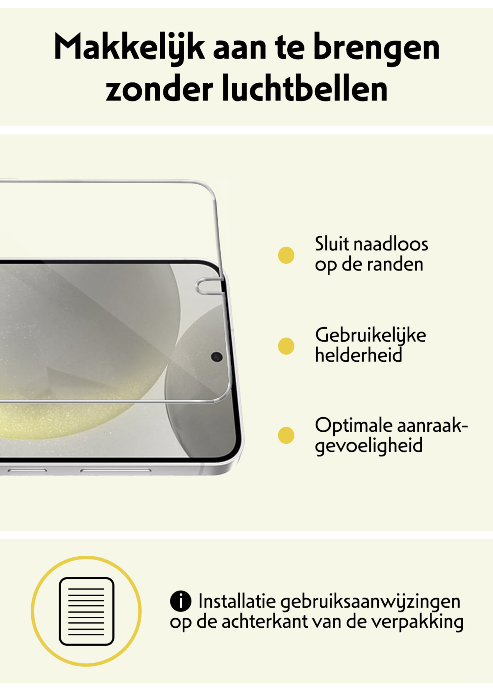 LUQ Hoesje Geschikt voor Samsung S24 Hoesje Siliconen Case Met 2x Screenprotector - Hoes Geschikt voor Samsung Galaxy S24 Hoes Siliconen - Rood