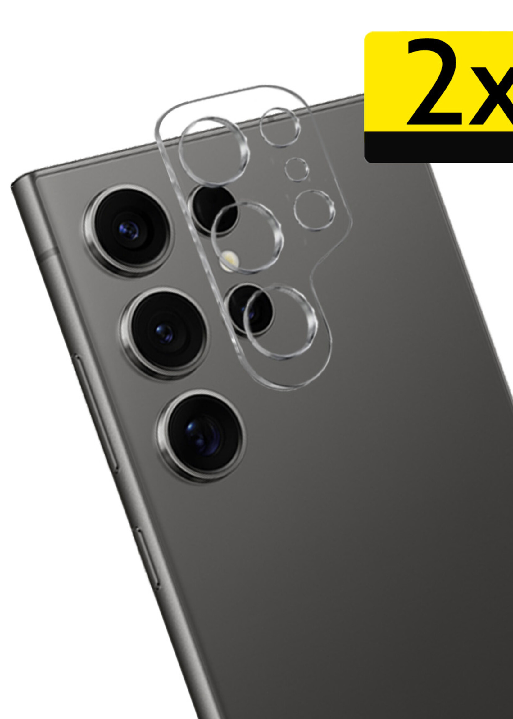 LUQ Screenprotector Geschikt voor Samsung S24 Ultra Camera Screenprotector Tempered Glass - Screenprotector Geschikt voor Samsung Galaxy S24 Ultra Screenprotector Camera Screenprotector - 2 Stuks