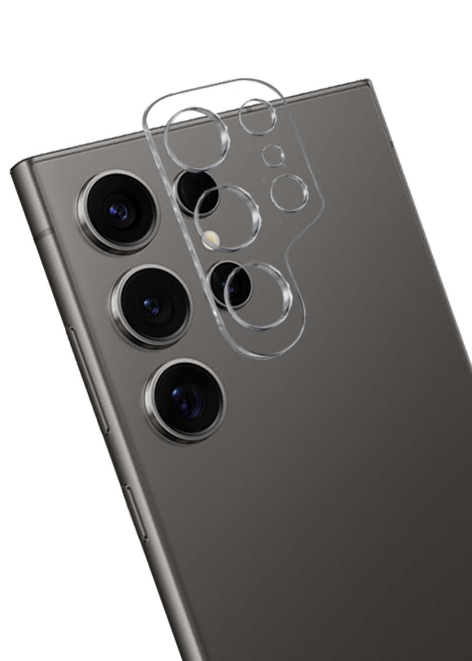 LUQ Screenprotector Geschikt voor Samsung S24 Ultra Camera Screenprotector Tempered Glass - Screenprotector Geschikt voor Samsung Galaxy S24 Ultra Screenprotector Camera Screenprotector