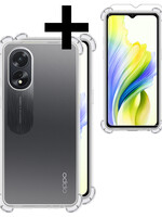LUQ LUQ OPPO A38 Hoesje Shockproof Met Screenprotector