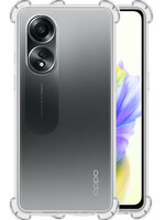 LUQ LUQ OPPO A58 Hoesje Shockproof - Transparant