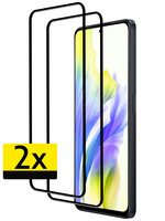 LUQ LUQ OPPO A98 Screenprotector Glas Full Cover 2D - 2 PACK