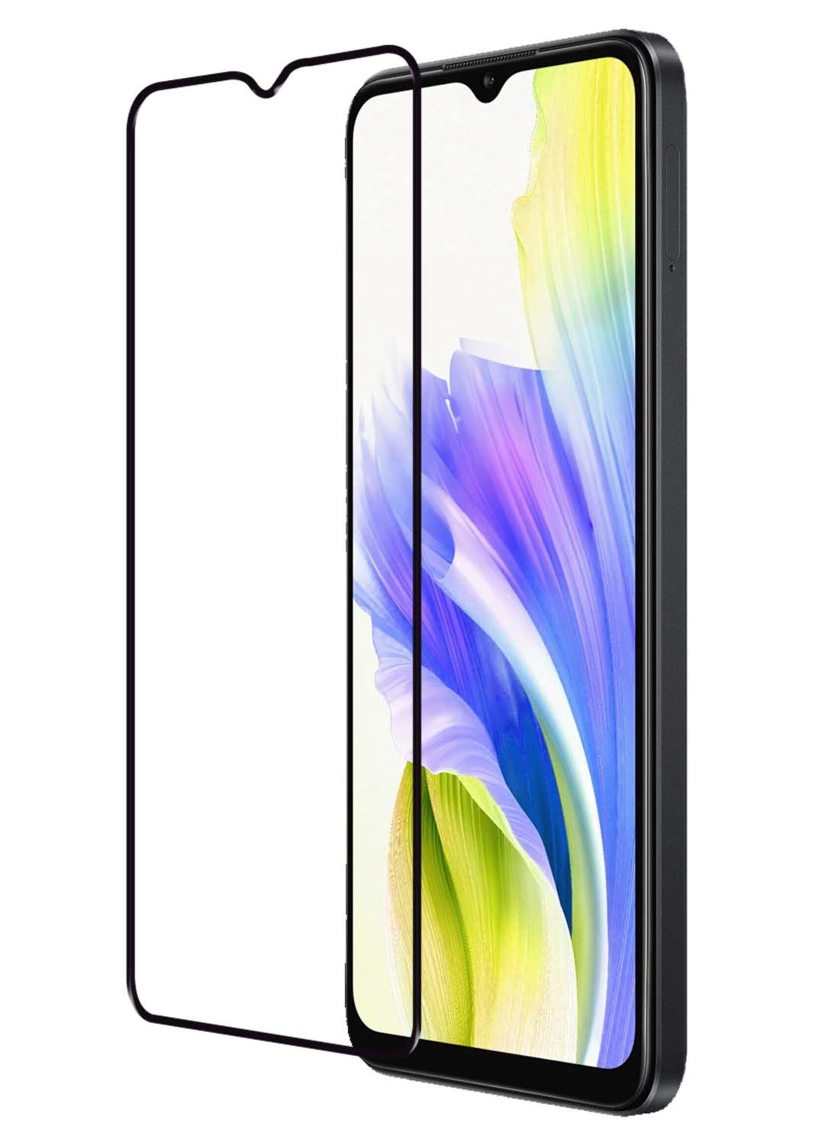 LUQ Screenprotector Geschikt voor OPPO A38 Screenprotector Glas Full Cover - Screenprotector Geschikt voor OPPO A38 Screenprotector Full Cover