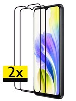 LUQ LUQ OPPO A38 Screenprotector Glas Full Cover 2D - 2 PACK