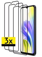 LUQ LUQ OPPO A38 Screenprotector Glas Full Cover 2D - 3 PACK