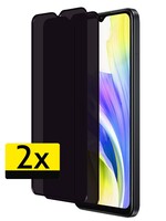LUQ LUQ OPPO A38 Screenprotector Glas Privacy - 2 PACK