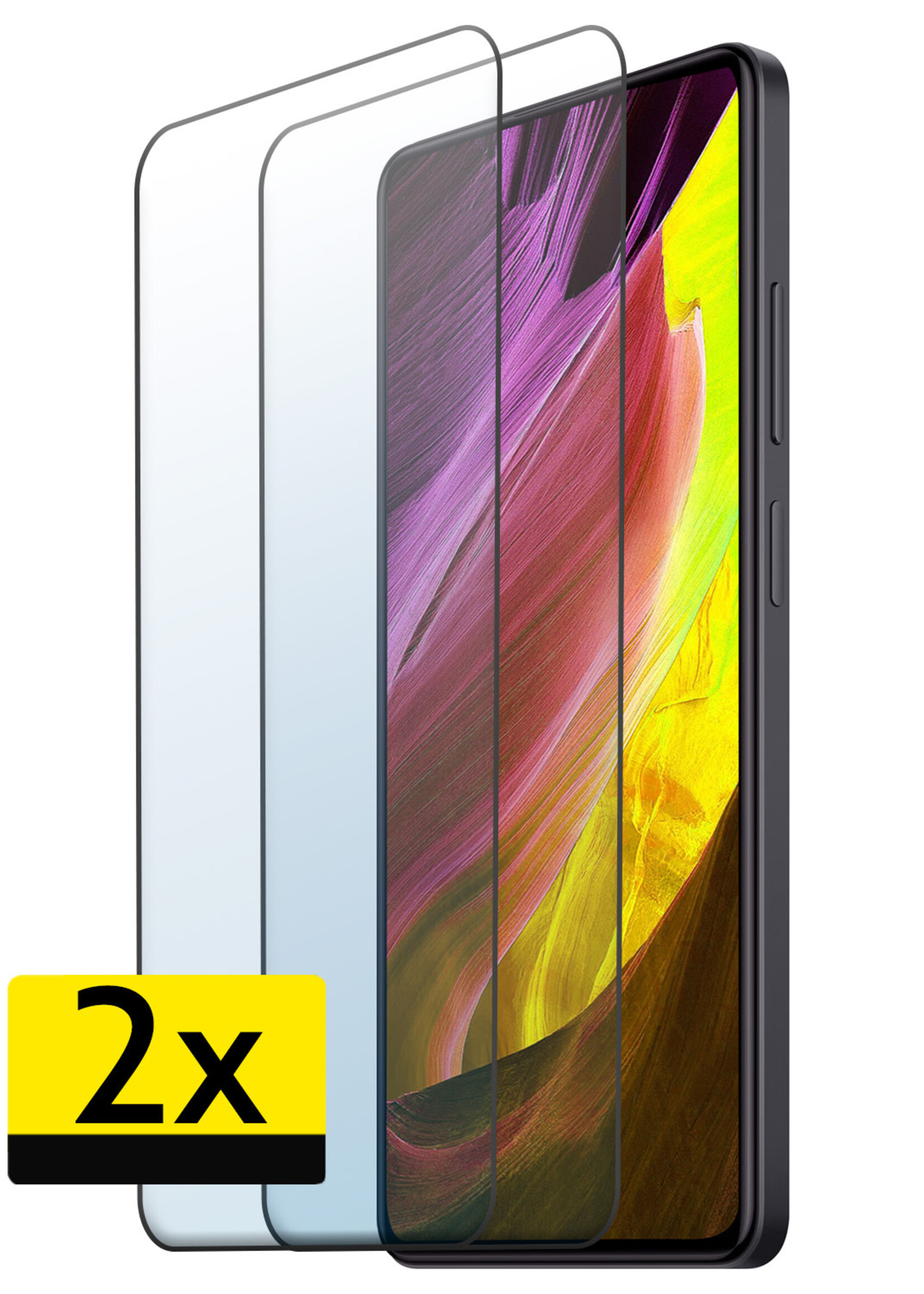 LUQ Screenprotector Geschikt voor Xiaomi Redmi Note 12 Pro Screenprotector Beschermglas Gehard Glas - Screenprotector Geschikt voor Xiaomi Redmi Note 12 Pro Screenprotector Glas - 2 Stuks