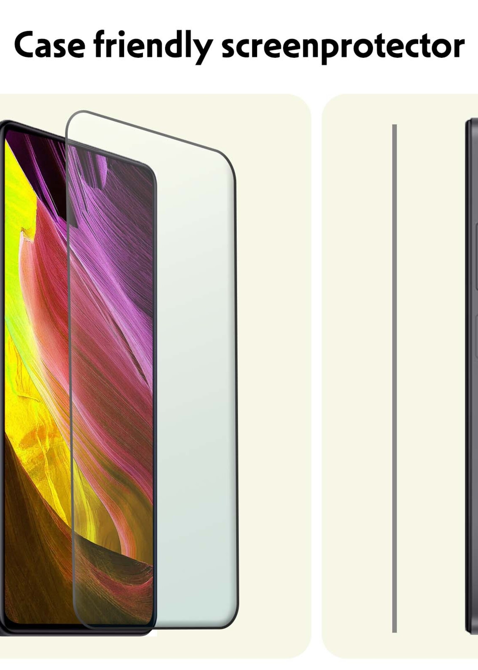 LUQ Screenprotector Geschikt voor Xiaomi Redmi Note 12 Pro+ Screenprotector Beschermglas Gehard Glas - Screenprotector Geschikt voor Xiaomi Redmi Note 12 Pro+ Screenprotector Glas - 2 Stuks