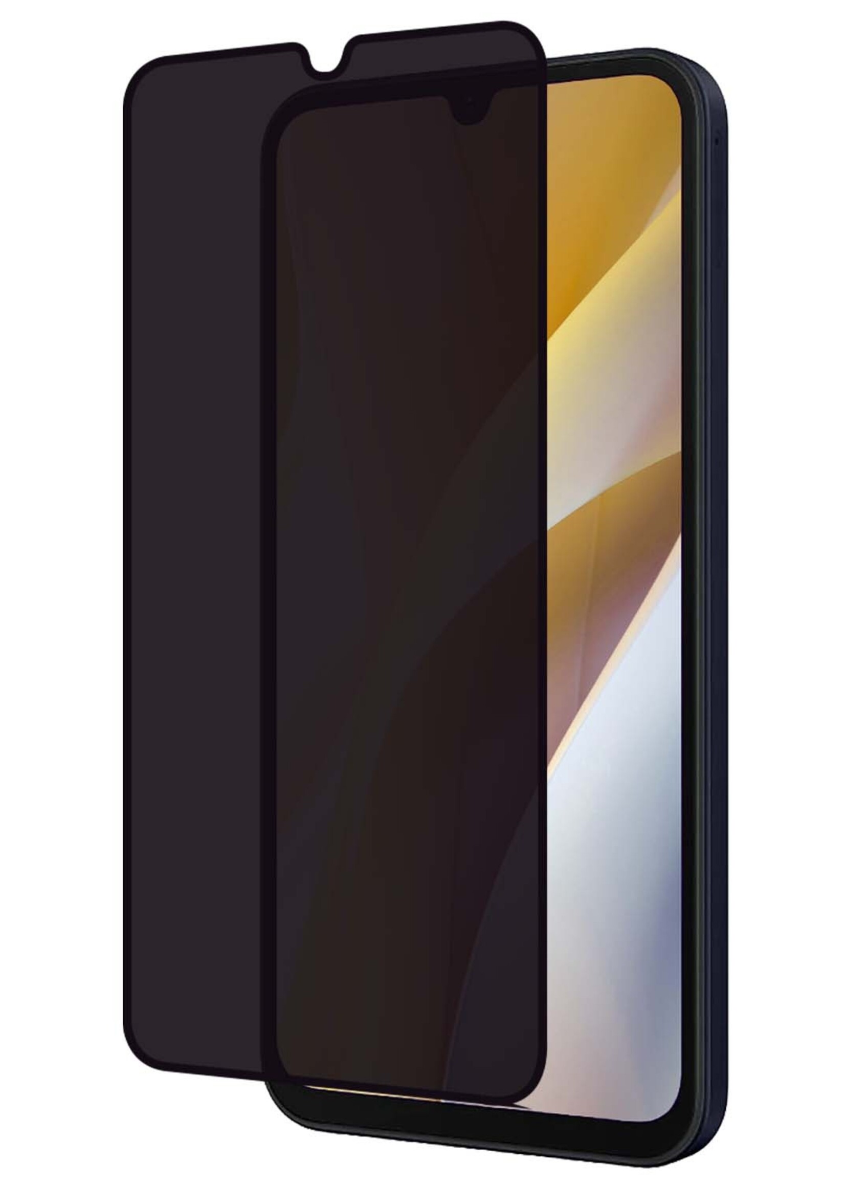LUQ Screenprotector Geschikt voor Samsung A15 Privacy Screenprotector Bescherm Glas - Privacy Screenprotector Geschikt voor Samsung Galaxy A15 Screenprotector Glas
