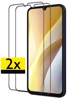 LUQ LUQ Samsung Galaxy A15 Screenprotector Glas Full Cover 2D - 2 PACK