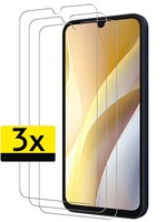 LUQ LUQ Samsung Galaxy A15 Screenprotector Glas  - 3 PACK