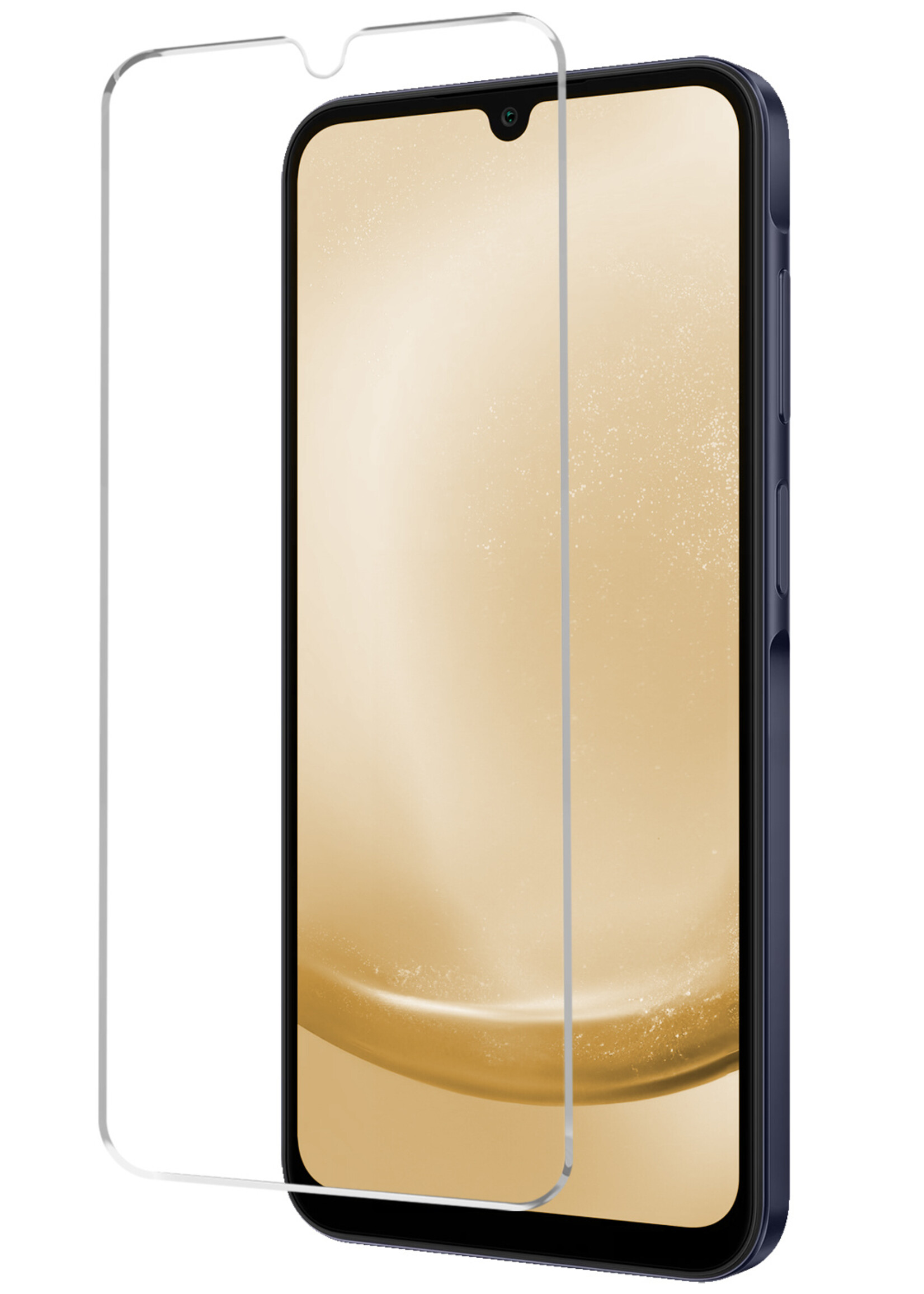 LUQ Screenprotector Geschikt voor Samsung A25 Screenprotector Beschermglas Gehard Glas - Screenprotector Geschikt voor Samsung Galaxy A25 Screenprotector Glas