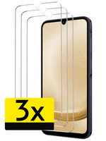 LUQ LUQ Samsung Galaxy A25 Screenprotector Glas  - 3 PACK