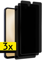 LUQ LUQ Samsung Galaxy A25 Screenprotector Glas Privacy - 3 PACK
