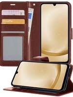 LUQ LUQ Samsung Galaxy A25 Hoesje Bookcase - Bruin