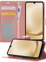 LUQ LUQ Samsung Galaxy A25 Hoesje Bookcase - Rose Goud