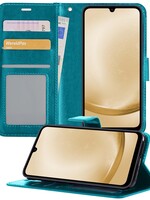 LUQ LUQ Samsung Galaxy A25 Hoesje Bookcase - Turquoise