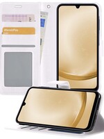 LUQ LUQ Samsung Galaxy A25 Hoesje Bookcase - Wit
