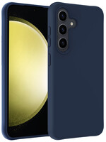 LUQ LUQ Samsung Galaxy S23 FE Hoesje Siliconen - Donkerblauw
